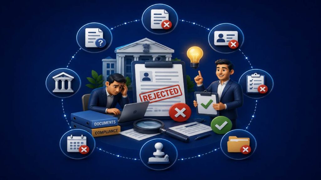 Business Registration Applications Rejection in India